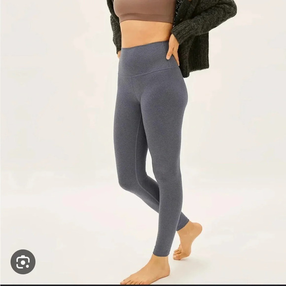 EVERLANE PERFORM GRAY ANKLE LEGGINGS - Picture 1 of 4